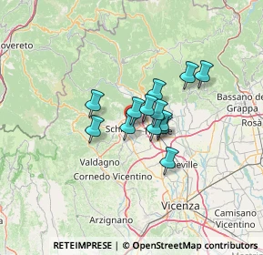 Mappa Viale Industria, 36015 Schio VI, Italia (8.13385)