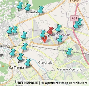 Mappa Viale Industria, 36015 Schio VI, Italia (2.37947)