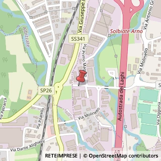 Mappa Via I° Maggio, 7, 21048 Solbiate Arno, Varese (Lombardia)
