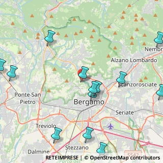 Mappa Via Valverde, 24123 Bergamo BG, Italia (5.45154)
