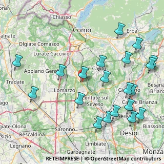 Mappa Via Caio Plinio, 22072 Cermenate CO, Italia (9.957)