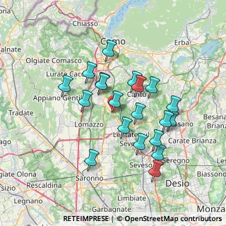 Mappa Via Caio Plinio, 22072 Cermenate CO, Italia (6.192)