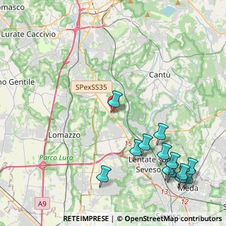 Mappa Via Caio Plinio, 22072 Cermenate CO, Italia (5.64769)