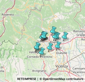 Mappa Via Strasseggiare, 36015 Schio VI, Italia (7.31692)