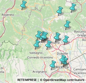 Mappa Via Strasseggiare, 36015 Schio VI, Italia (14.08118)