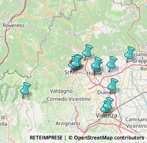 Mappa Via Strasseggiare, 36015 Schio VI, Italia (12.57667)