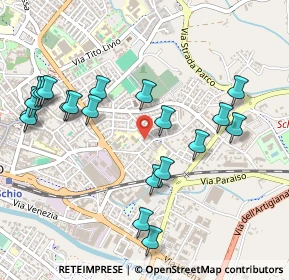 Mappa Via Strasseggiare, 36015 Schio VI, Italia (0.5475)