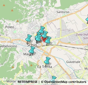 Mappa Via Strasseggiare, 36015 Schio VI, Italia (1.99154)