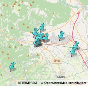 Mappa Via Cà Masotta, 36015 Schio VI, Italia (2.57308)