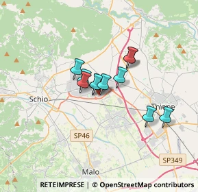 Mappa Via Vanzi, 36015 Schio VI, Italia (2.16909)