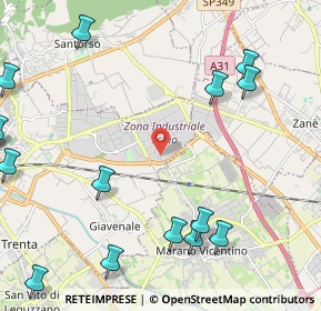 Mappa Via Vanzi, 36015 Schio VI, Italia (3.12063)