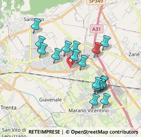 Mappa Via Vanzi, 36015 Schio VI, Italia (1.67176)