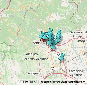 Mappa Via Vanzi, 36015 Schio VI, Italia (6.36)