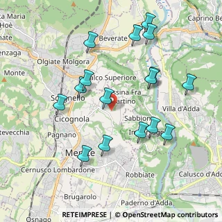 Mappa Via delle Scansigole, 23807 Merate LC, Italia (2.0325)