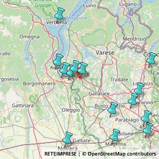 Mappa Via Mairate, 21029 Vergiate VA, Italia (20.61643)