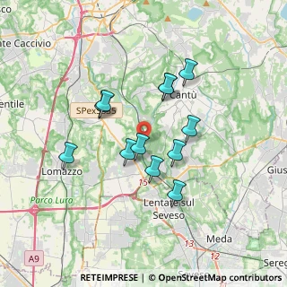 Mappa Via Mameli, 22063 Cantù CO, Italia (2.9275)