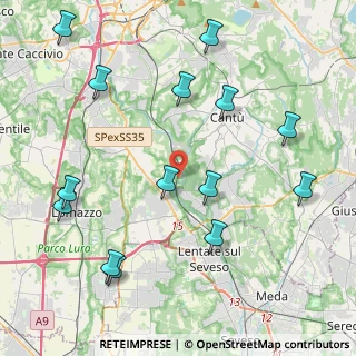 Mappa Via Mameli, 22063 Cantù CO, Italia (4.96286)