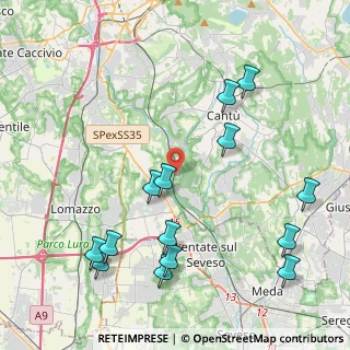 Mappa Via Mameli, 22063 Cantù CO, Italia (4.87143)