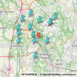 Mappa Via Mameli, 22063 Cantù CO, Italia (3.81429)