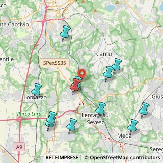 Mappa Via Mameli, 22063 Cantù CO, Italia (4.69083)