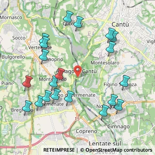 Mappa Via Mameli, 22063 Cantù CO, Italia (2.432)