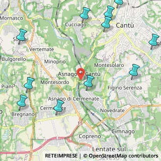 Mappa Via Mameli, 22063 Cantù CO, Italia (3.05364)