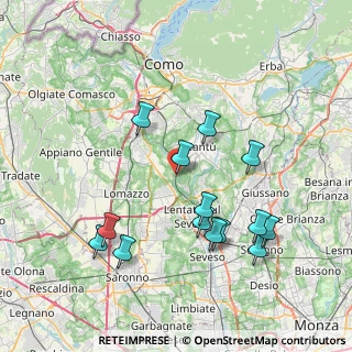 Mappa Via Mameli, 22063 Cantù CO, Italia (7.80929)