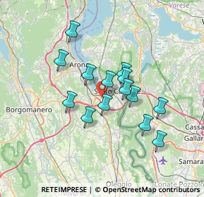 Mappa Via Alexander Fleming, 28053 Castelletto sopra Ticino NO, Italia (5.61071)