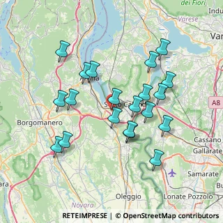Mappa Via Alexander Fleming, 28053 Castelletto sopra Ticino NO, Italia (7.027)