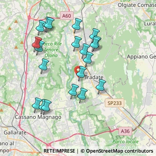 Mappa Via M. Buonarroti, 21050 Lonate Ceppino VA, Italia (4.051)