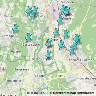 Mappa Via M. Buonarroti, 21050 Lonate Ceppino VA, Italia (2.25611)