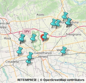Mappa Via Ermenegildo Minato, 31039 Riese Pio X TV, Italia (7.78538)