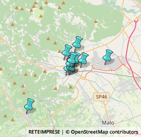 Mappa Piazza Falcone Borsellino, 36015 Schio VI, Italia (1.64727)