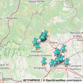 Mappa Piazza Falcone Borsellino, 36015 Schio VI, Italia (13.35444)