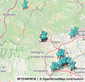 Mappa Via dalla Costa Cardinale Elia, 36015 Schio VI, Italia (18.88526)