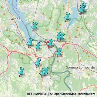 Mappa Via Aronco, 28053 Castelletto sopra Ticino NO, Italia (4.54467)