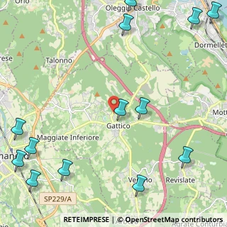 Mappa Via Borgarino, 28013 Gattico NO, Italia (3.33)