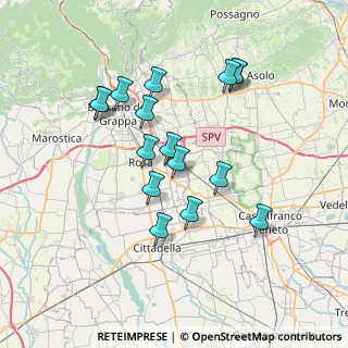 Mappa Via Novellette, 36028 Rossano Veneto VI, Italia (6.57)