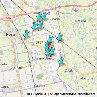 Mappa Via Novellette, 36028 Rossano Veneto VI, Italia (1.46273)