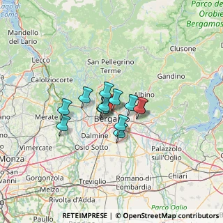Mappa Via Ernesto Rossi, 24123 Bergamo BG, Italia (7.53)