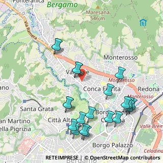 Mappa Via Mafalda di Savoia, 24123 Bergamo BG, Italia (1.1505)