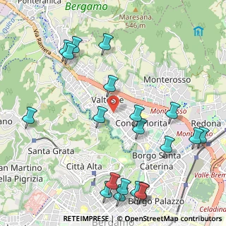 Mappa Via Ernesto Rossi, 24123 Bergamo BG, Italia (1.321)