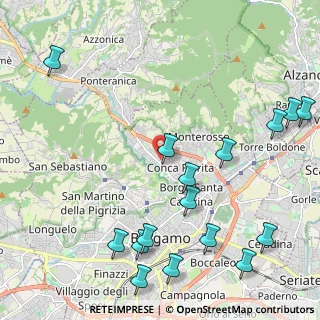 Mappa Carrefour Market, 24100 Bergamo BG, Italia (2.7675)