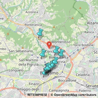 Mappa Via Mafalda di Savoia, 24123 Bergamo BG, Italia (1.78385)