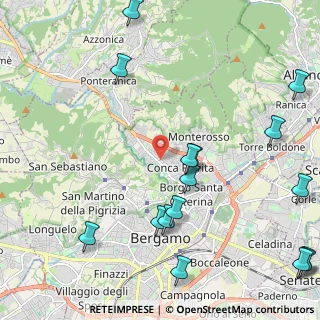 Mappa Via Mafalda di Savoia, 24123 Bergamo BG, Italia (2.90875)