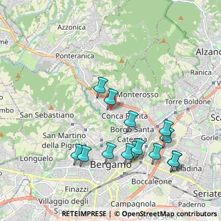 Mappa Carrefour Market, 24100 Bergamo BG, Italia (2.12714)