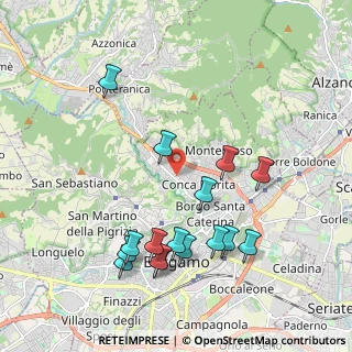 Mappa Via Ernesto Rossi, 24123 Bergamo BG, Italia (2.12938)