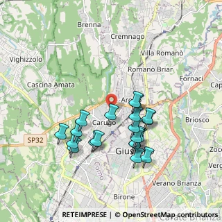 Mappa Via Addolorata, 22060 Carugo CO, Italia (1.6835)