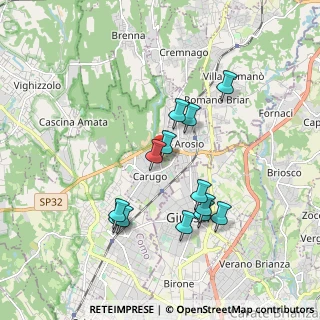Mappa Via Addolorata, 22060 Carugo CO, Italia (1.69077)