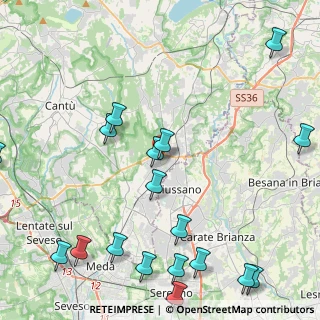 Mappa Via Addolorata, 22060 Carugo CO, Italia (5.84222)